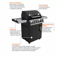 Ψησταριά γκαζιού DUALCHEF 325 G - OutdoorChef