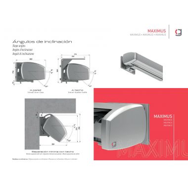 Cassette type awning system MAXIMUS